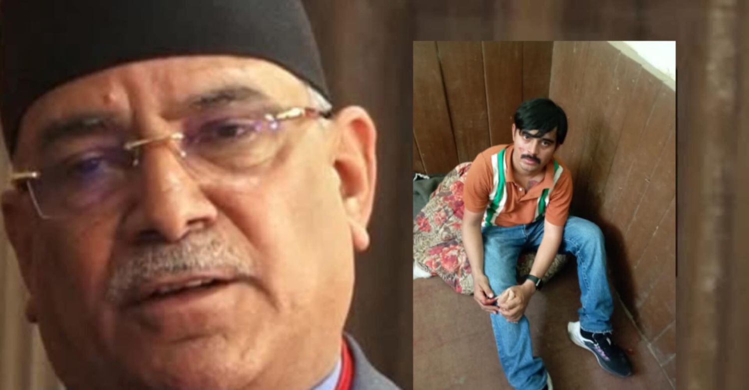 प्रचण्डलाई ‘प्रश्न सोध्छु’ भन्ने नुवाकोटे युवालाई वाईसीएलको मुक्का