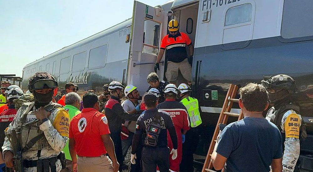 मेक्सिकोमा रेल दुर्घटना: कम्तिमा १३ जनाको मृत्यु र करिब सय जना घाइते