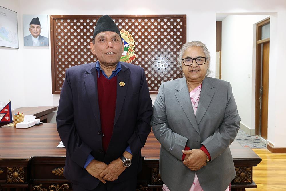 प्रधानमन्त्री कार्की र राष्ट्रिय सभा अध्यक्ष दाहालबीच भेटवार्ता