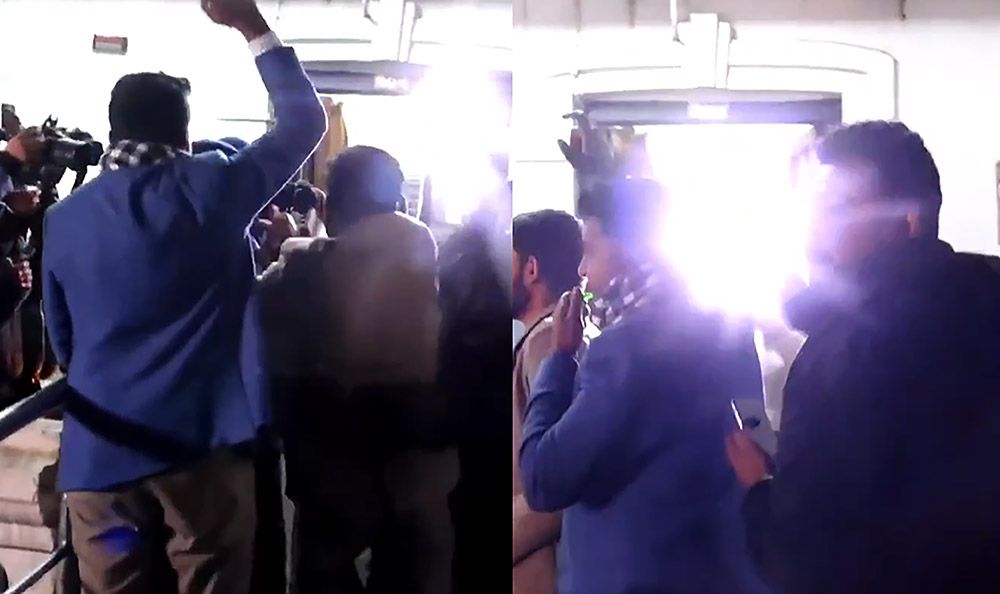 निर्वाचन आयोगमा युवाहरुको नाराबाजी