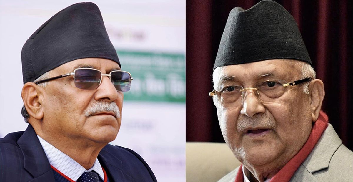 ओली र प्रचण्डबीच भेटवार्ता, गठबन्धन गर्ने छलफलमा पुराना दल