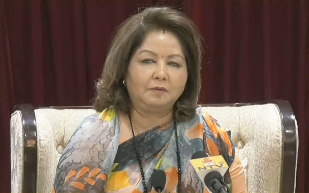 आरजु देउवा भारत प्रस्थान