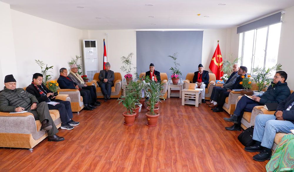 एमालेको सचिवालय बैठक शुरु