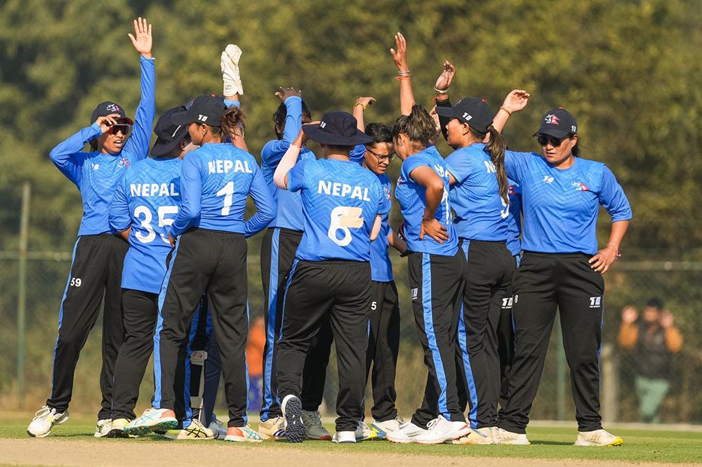 नेपाली महिला क्रिकेट टिम अमेरिकासँग अभ्यास खेलमा ८ विकेटले पराजित