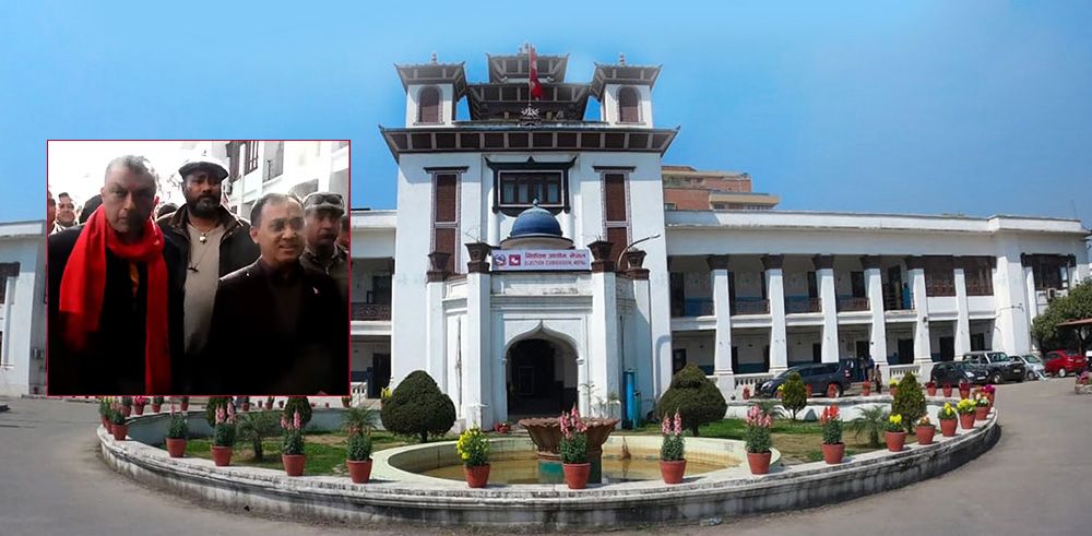 गगन थापा नेतृत्वको काँग्रेस पुग्यो निर्वाचन आयोग