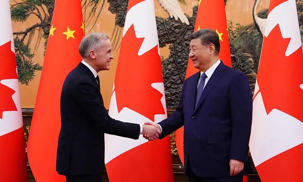 क्यानडाका प्रधानमन्त्री कार्नी र चिनियाँ राष्ट्रपति सीबीच भेटवार्ता