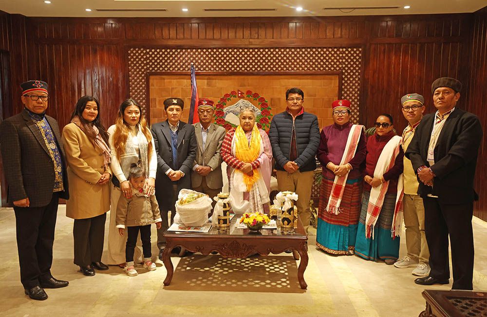 प्रधानमन्त्री कार्कीसँग नेपाल तामाङ घेदुङको प्रतिनिधिमण्डलको भेटवार्ता