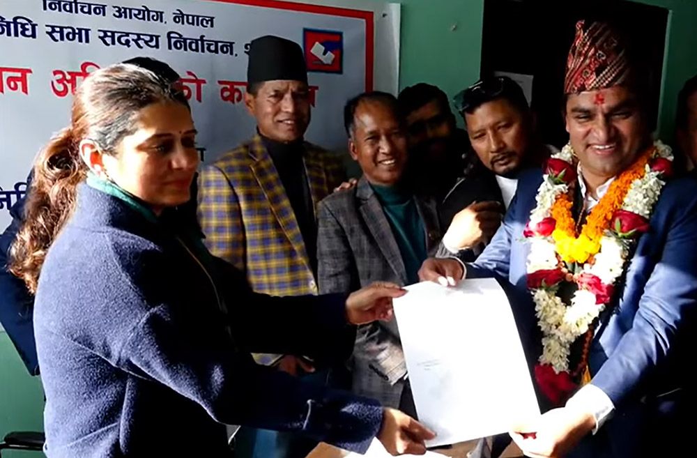 काँग्रेस महामन्त्री पौडेलले गराए काठमाडौँ- ५ बाट मनोनयन दर्ता