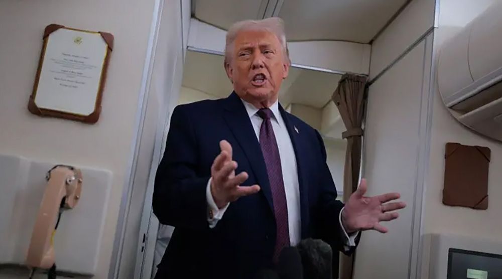 ट्रम्प भन्छन्- ठूलो संख्यामा अमेरिकी सैन्य बल इरानतर्फ अघि बढिरहेको छ