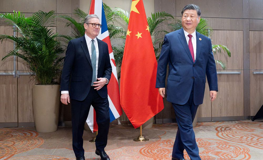 चीन भ्रमणमा बेलायती प्रधानमन्त्री स्टारमर