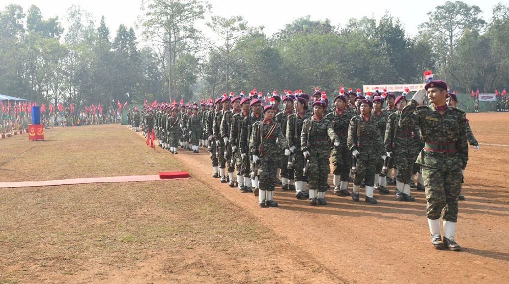 निर्वाचन एकीकृत सुरक्षा योजना अन्तर्गत आजदेखि सेना परिचालन हुदै