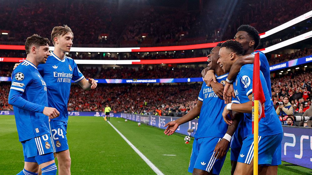 भिनिसियसको गोलमा बेनिफिकामाथि रियल म्याड्रिडको बढ्त