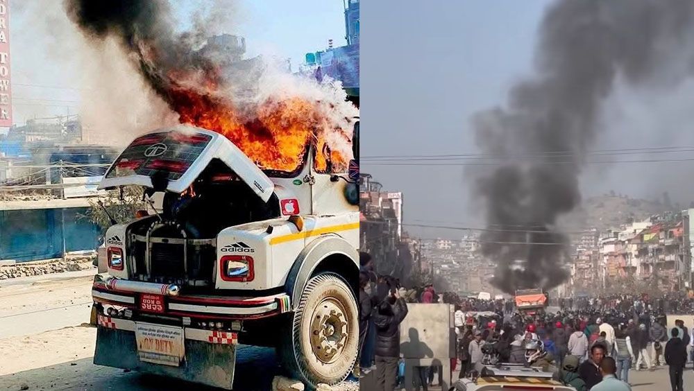 टिप्परको ठक्करबाट स्कुटर चालकको मृत्युपछि बनेपा तनावग्रस्त