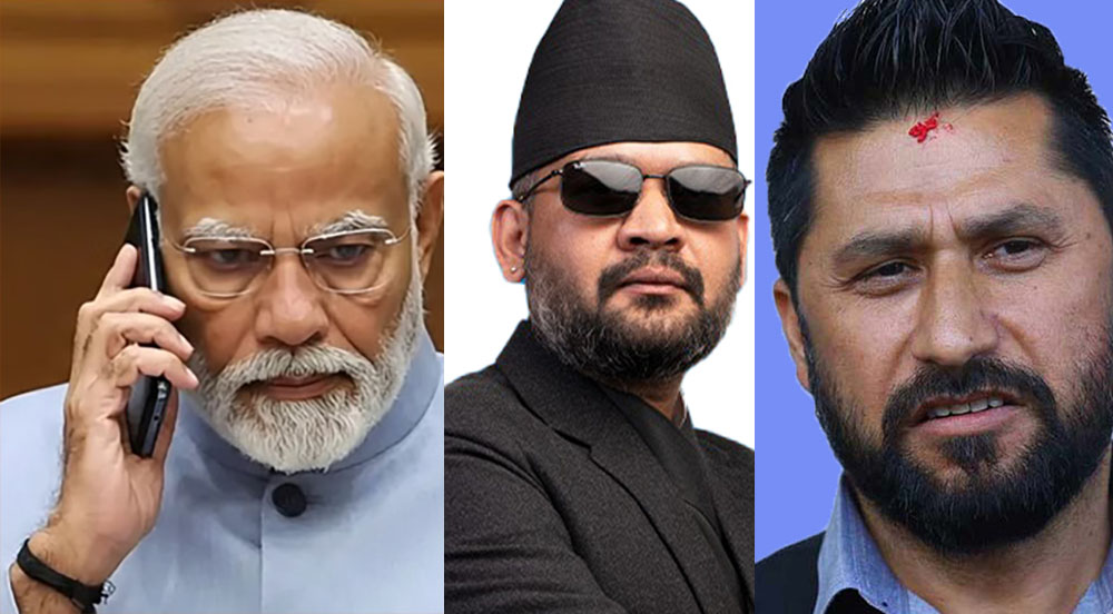 रवि र बालेनसँग मोदीको टेलिफोन संवाद