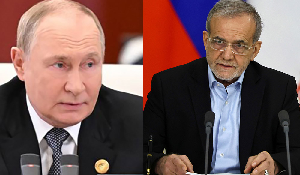 ट्रम्पपछि इरानका राष्ट्रपति पेजेशकियानसँग पुटिनको टेलिफोन कुराकानी