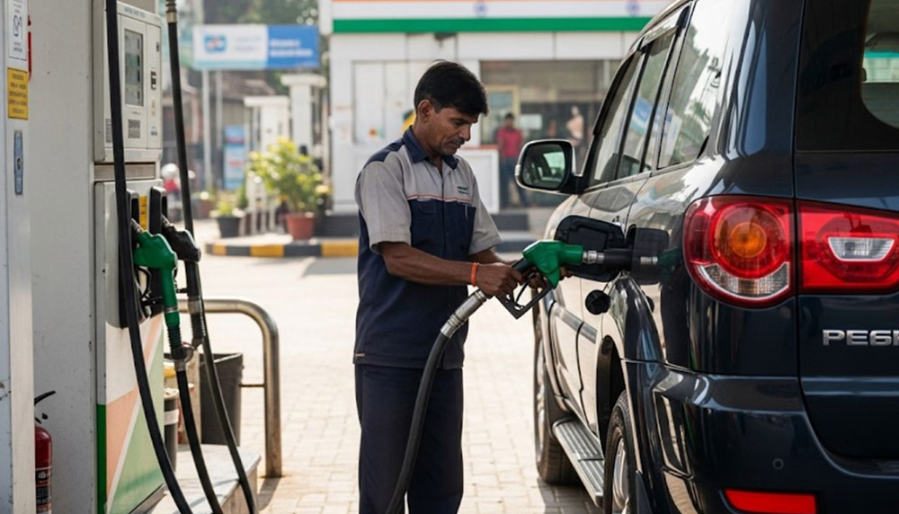 भारतले पेट्रोल र डिजेलमा लाग्ने उत्पादन कर प्रतिलिटर १० ले घटायो