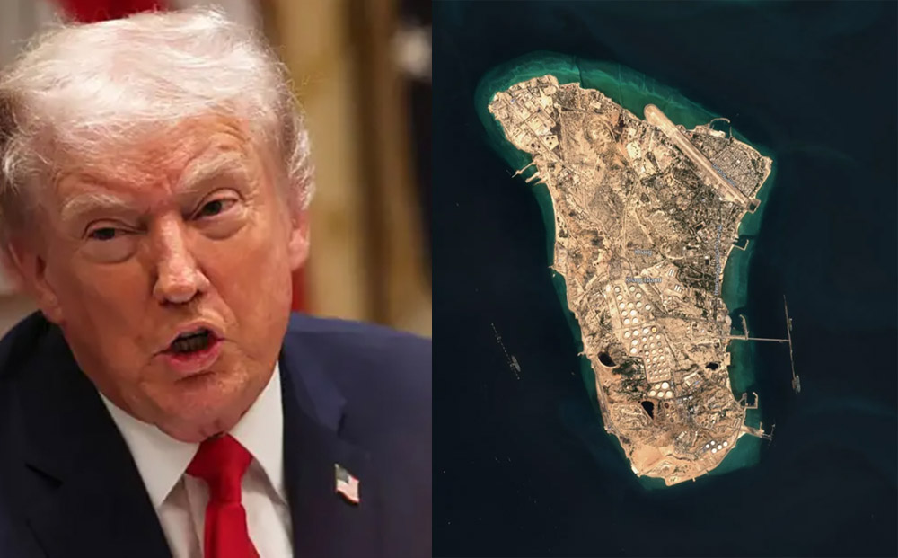 इरानको खार्ग टापु कब्जामा लिने तयारीमा ट्रम्प