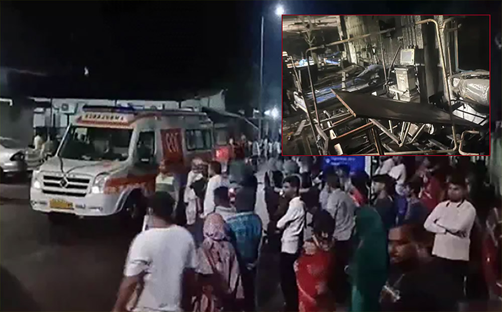 भारतको ओडिशास्थित अस्पतालमा आगलागी हुदा १० बिरामीको मृत्यु