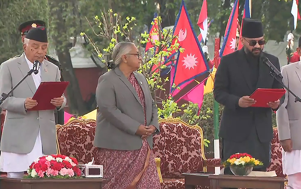 बालेन शाहले लिए प्रधानमन्त्री पदको शपथ