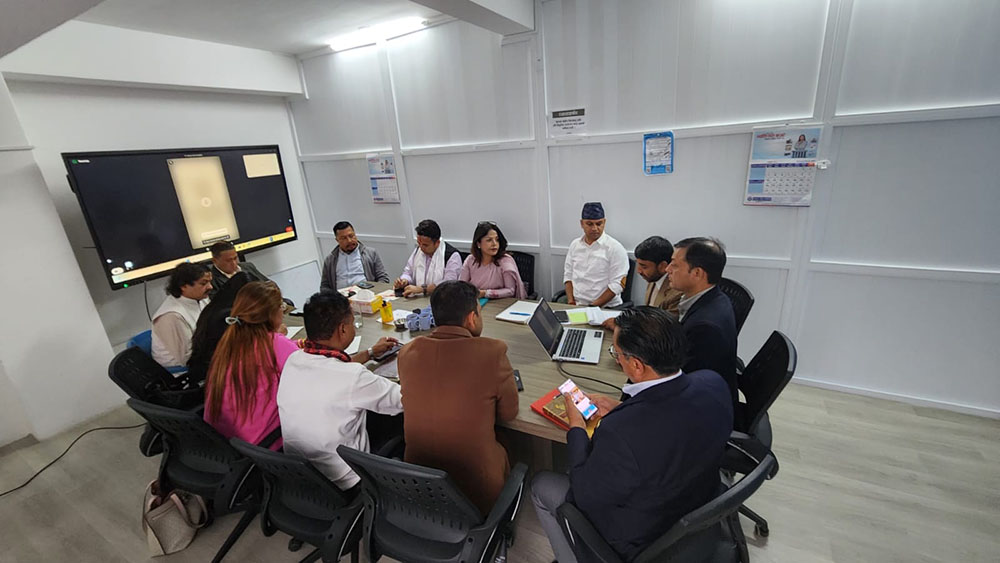 रास्वपाको सचिवालय बैठक शुरु, सभापति लामिछाने, भर्चुअल रुपमा सहभागी